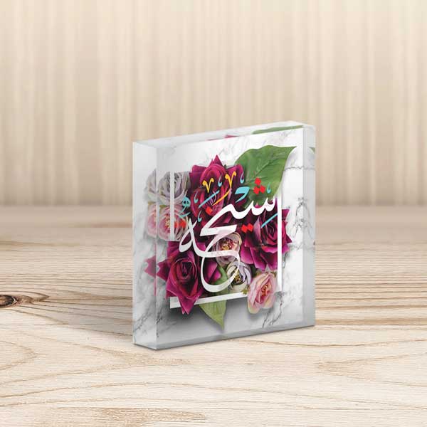 Names – Acrylic Block - Roses