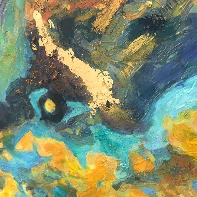 Dervish - Acrylic Golden Leaf