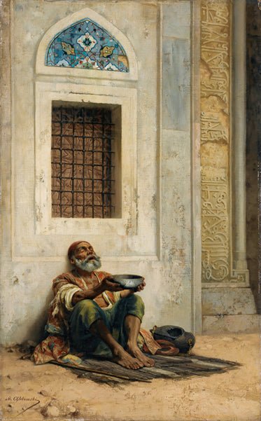 Mendicant At The Mosque Door