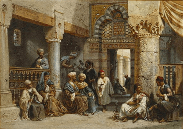المقهى عام م1870
